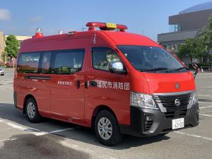 救助用資器材・小型動力ポンプ搭載多機能車