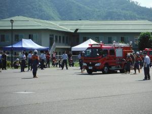 ポンプ車操法の部