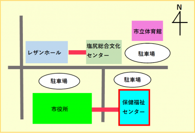 保健福祉センター案内図