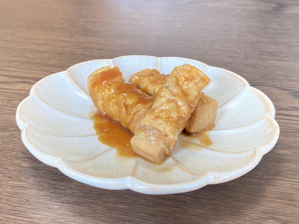 こうや豆腐の肉巻き煮画像