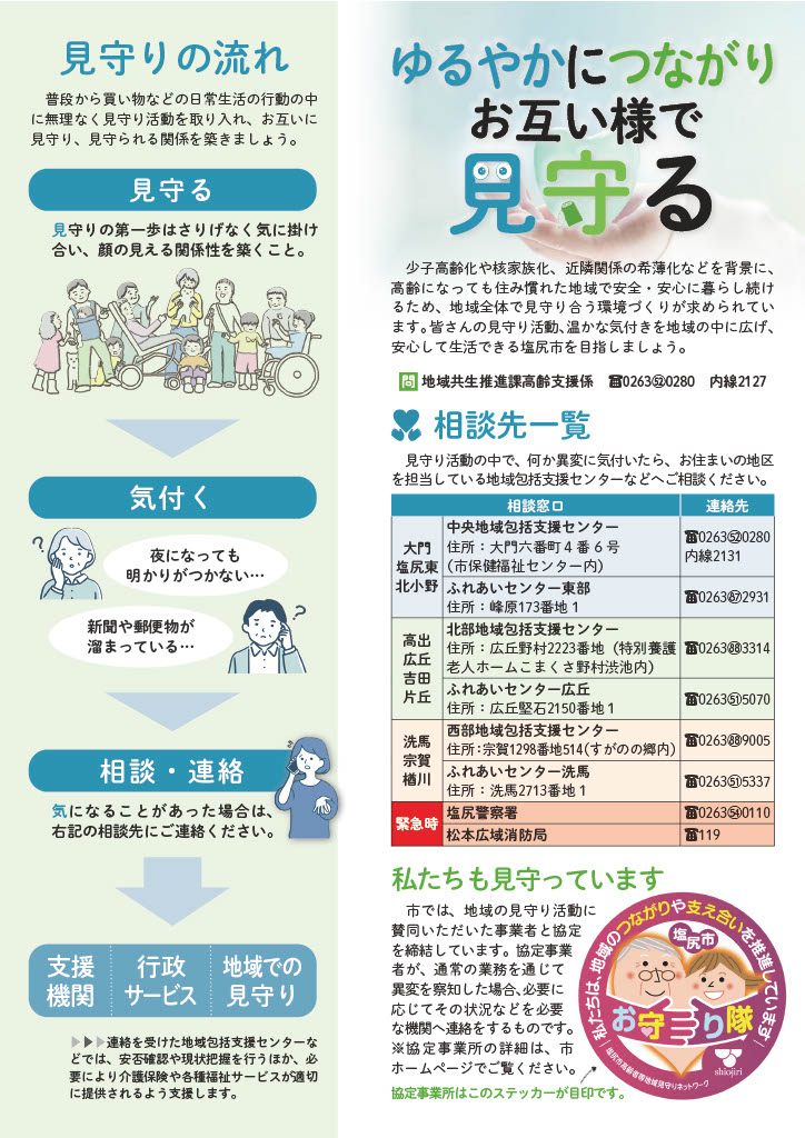 チラシ表面