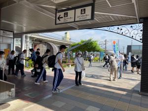 令和7年7月1日街頭啓発の様子