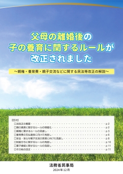養育費に関する見直し