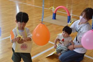 親子の様子
