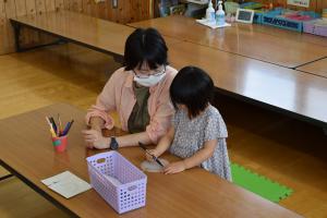 親子の様子