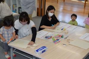 親子の様子