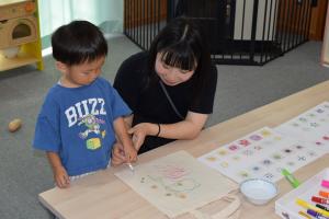 親子の様子