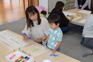 親子の様子