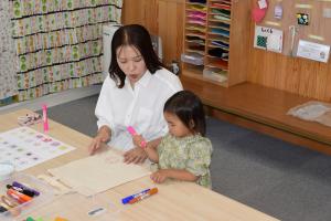 親子の様子