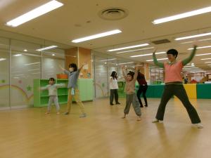 身体いっぱい動かして