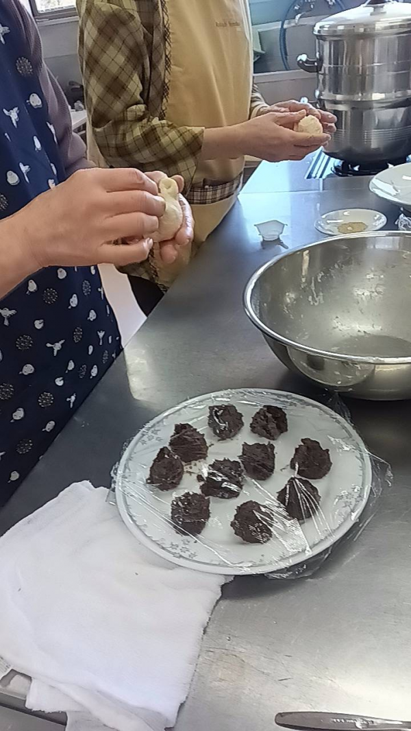 おやきのあんこ画像