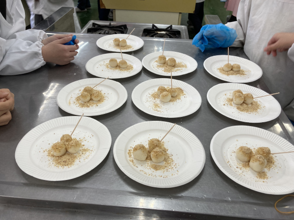 お団子の完成画像