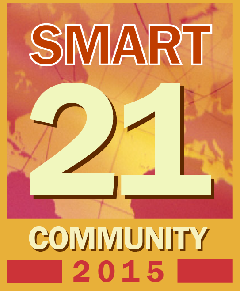 Intelligent Community Forum Smart21 Communities for 2015 logoの画像