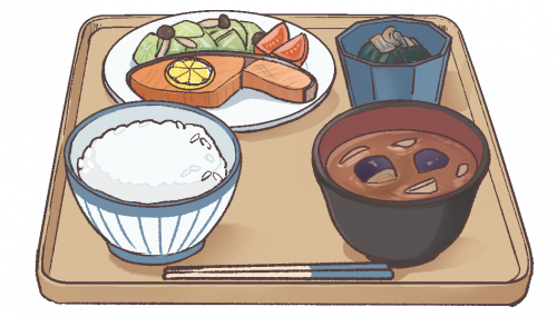 定食のイラスト