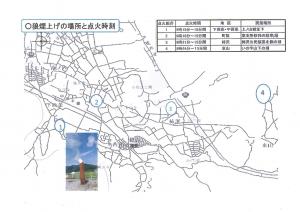 東地区狼煙上げリレー