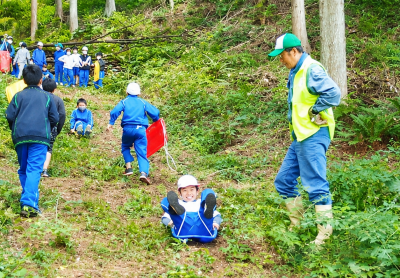 そり遊び