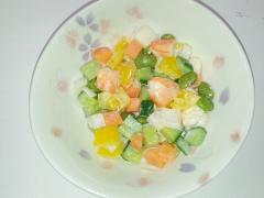 彩りサラダの写真
