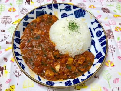夏野菜のトマトカレーの画像