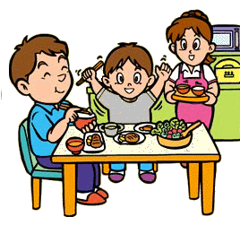 家族で食事をするイメージ