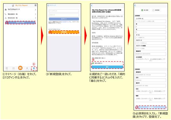 【利用登録】MyCityReport（マイシティレポート）の画像