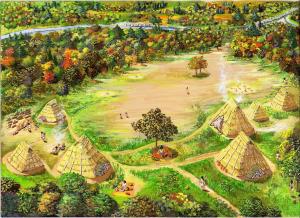 縄文のムラ(イメージ)の画像