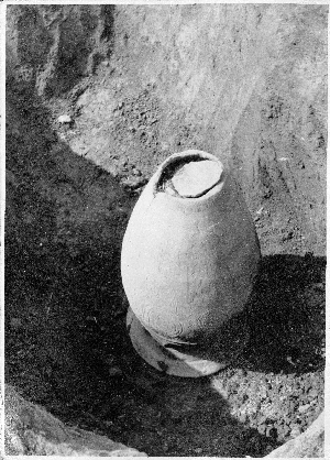 埋甕の出土状況の画像