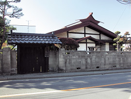 赤彦が広丘尋常高等小学校校長としてつとめていた頃の下宿跡の写真