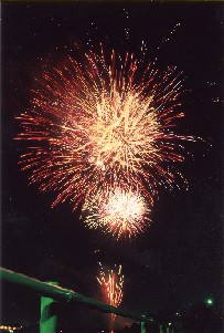 ふくろい遠州の花火の写真
