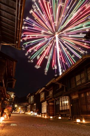 奈良井宿アイスキャンドル祭り