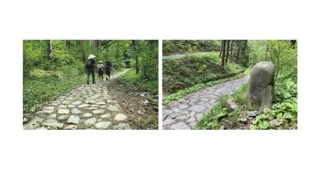 鳥居峠の石畳